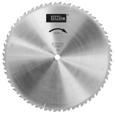 Produktbild von GÜDE Brennholzsägeblatt HM 600x30 mm - 36 Zähne - Ersatzblatt Sägeblatt