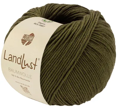 Produktbild von Lana Grossa - Landlust Baumwolle GOTS 0032 moosgrün