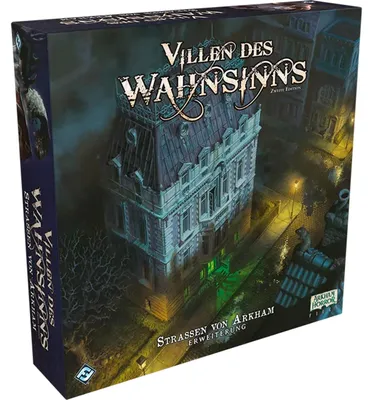 Produktbild von Asmodee Villen des Wahnsinns - Die Straßen von Arkham, Brettspiel (Erweiterung, 2. Edition) - Asmodee FFGD1029 - (Spielwaren / Brett-/Kartenspiele, Puzzle)