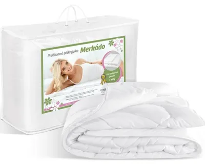 Obrázek produktu pro Přikrývka Merkado celoroční , 140x200, 1000g - Bílá - 140x200