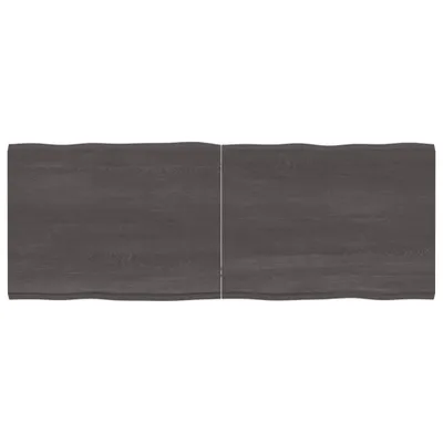 Produktbild von Tischplatte 160x60x(2-4) cm Massivholz Behandelt Baumkante