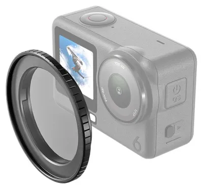Immagine prodotto di Supporto con telaio in metallo per fotocamera DJI Osmo Action 6 – Accessorio resistente, nero