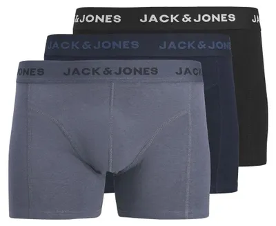Produktbild von Jack & Jones Jeremiah Solid Trunks Boxershorts 3 Einheiten Mehrfarbig L Mann Mehrfarbig L