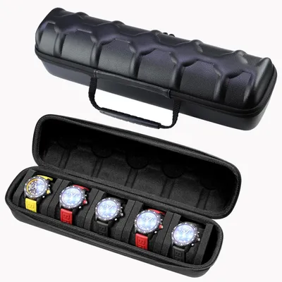 Immagine prodotto di Scatola in pelle per orologi, adatta a 5 orologi