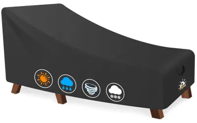 Image de Housse respirante pour chaise de jardin, en tissu Oxford 600D, pour une protection contre le soleil