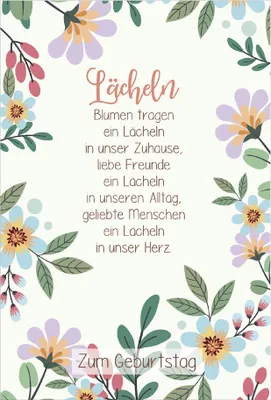 Image de SUSY CARD Carte d'anniversaire Lyrics "Sourire