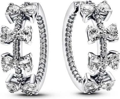 Produktbild von Damenohrringe Pandora 293545C01 Sterlingsilber 925 Silberfarben