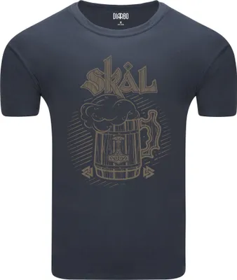 Immagine prodotto di T-shirt Diarbo da uomo con stampa vichinga Skal Toast grigio scuro taglia XXL