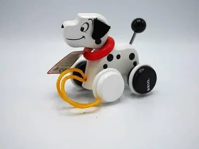 Immagine prodotto di Oku Dalmata in legno da tirare Brio per pezzo