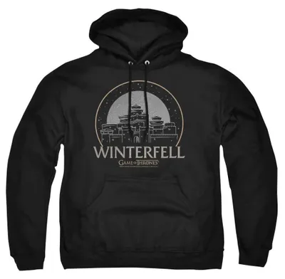Immagine prodotto di Felpa con cappuccio "Winterfell" di Game of Thrones, unisex, per uomo/donna, modello TV40426 (XXL), colore nero