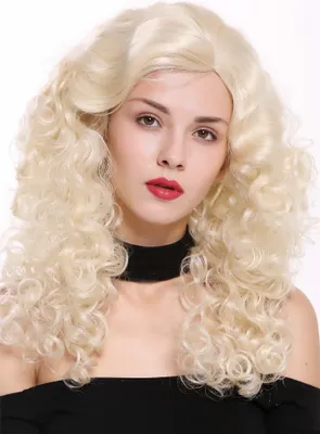 Produktbild von WIG ME UP Perücke Lang Volumen Seitenscheitel Platinblond 1355AB-613