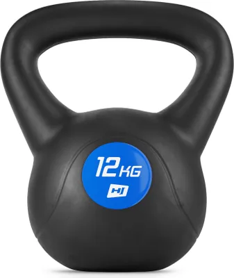 Produktbild von Hop-Sport Činka Kettlebell | Vinylová činka 12kg | Hojdacia činka | Ergonomická rukoväť