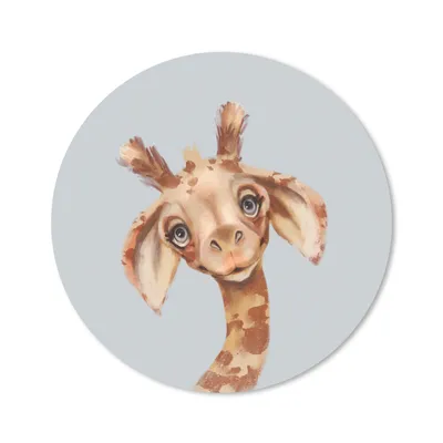 Produktbild von MuchoWow® Mauspad Mousepad Giraffe - Dschungel - Tier 40x40 cm - Mousepads - Maus Mat - Pad - Mausunterlage - Schreibtisch Accessoires