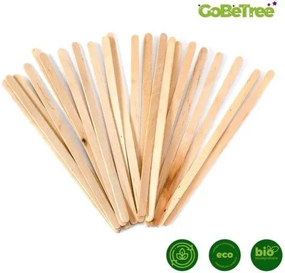 Zdjęcie produktu dla 1000 Stirable tytle Wood 11 cm, Coffee Sticks Unpossible Free in box