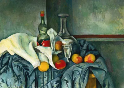 Produktbild von Kunstkarte Paul Cézanne "Die Pfefferminzlikörflasche"