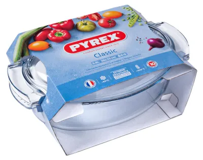 Produktbild von Pyrex 3137610000544, Rechteckig, Gehärtetes Glas, Transparent, 4,5 l, 385 mm, 226 mm
