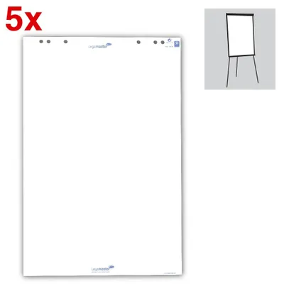 Produktbild von Legamaster Flipchart Papierblock blanko 5St