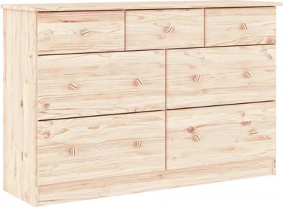 Immagine prodotto di Cassettiera ALTA 112x35x73 cm in pino massiccio