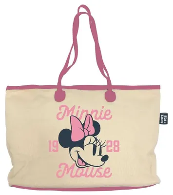 Produktbild von Arditex Minnie 36x27x16 Cm Canvas Stofftasche Beige Kinder Beige One Size