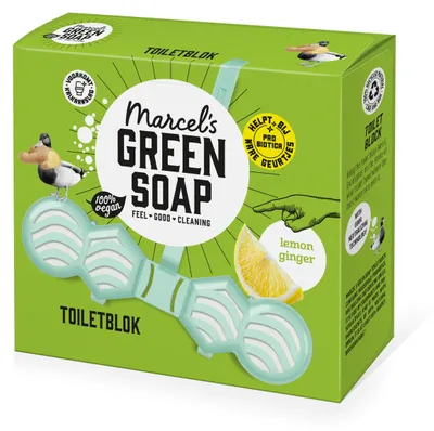 Productafbeelding van Marcel’s Green Soap Toiletblok – Citroen & Gember