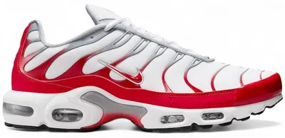Produktbild von Nike Air Max Plus White University Red Wolf Grey - EU 44