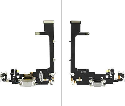 Produktbild von Ladebuchse Connector Flex für iPhone 11 Pro, silber