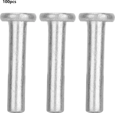 Zdjęcie produktu dla 100 sztuk nitów aluminiowych z łbem płaskim GB867 M4 (M4 * 20)