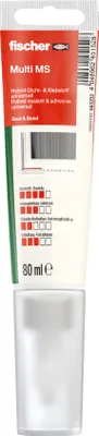 Produktbild von fischer Bauklebstoff Multi MS weiß 80 ml