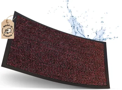 Produktbild von WohnDirect Schmutzfangmatte PALERMO Rot 40 x 60 cm