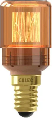 Produktbild von LED Glasfaser T30x70 Gold SMD 220-240V 2.3W 65lm 1800K E14 Dimmbar mit LED-Dimmer Calex