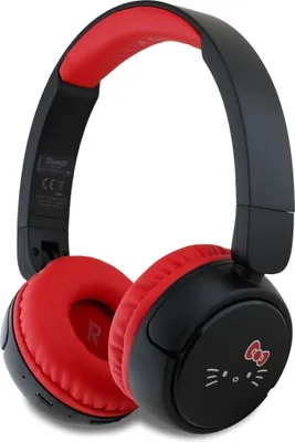 Produktbild von Hello Kitty Face Logo Bluetooth Over-Ear-Kopfhörer Rot