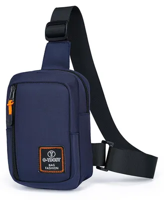 Imagen del producto de Bolsa de mensajero pequeña, impermeable, para hombre, con compartimento para teléfono móvil, tipo bandolera