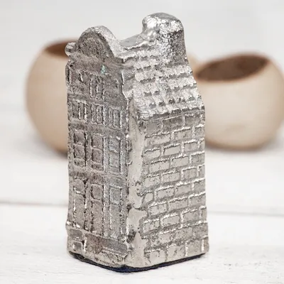 Produktbild von Dekohaus, Aluminium, silber, klein, handgefertigt