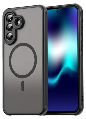Obrázok produktu pre Puzdro na mobilný telefón MagSafe pre Samsung Galaxy A37 5G, TPU hybridný kryt fotoaparátu, čierne
