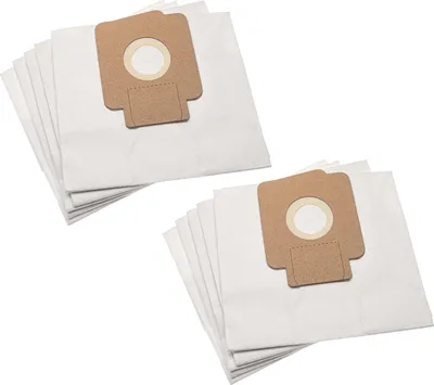 Produktbild von vhbw 10x Staubbeutel kompatibel mit Hoover TRTW1750 019, TRTW1750011, TRTW1750 021, TRTW1780011, TRTW1790011 Staubsauger - 18,3cm x 16,5cm Beige