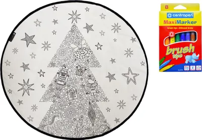 Productafbeelding van 130x130 (diameter) cirkel. LAATSTE KANS: Tapijt - Kleurplaten - Notenopener (ook leuk onder de kerstboom)