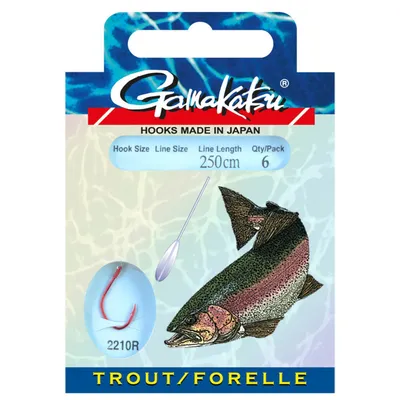 Produktbild von Gamakatsu Booklet Trout 2210R Gr.10 0,18mm 250cm