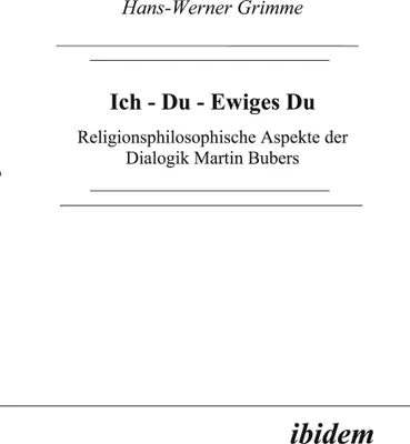 Produktbild von Ich - Du - Ewiges Du