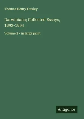 Produktbild von Darwiniana; Collected Essays, 1893-1894