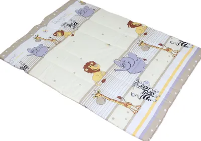 Produktbild von Spielmatte Spieldecke Krabbeldecke Kinder Baby Decke Baumwolle - 25 - Safari Beige