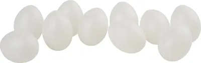 Produktbild von VBS Deko-Ei "Weiß", 4,5 cm, 10 Stück