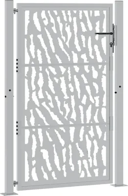 Produktbild von vidaXL Gartentor 100x150 cm Verwitterungsstahl Trace-Design