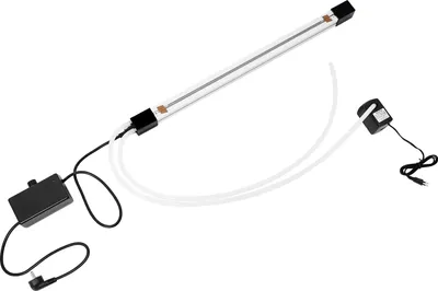 Obrázek produktu pro Ruční PVC/akrylový pásový ohřívač – ohýbačka – 220–240 V, EU zástrčka – 800 W – šířka ohřevu 10–60 cm – 0–100 °C – pro 1–6 mm – stříbrný