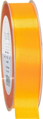 Produktbild von 50m × 25mm Visco Dekoband Taftband Schleifenband Geschenkband Schleife, Farbe:dottergelb