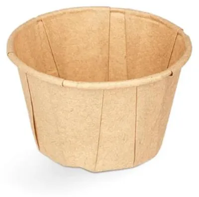 Produktbild von Papierbehälter für Soßen, Dips und Verkostungen, 60 ml, Kraftpapier, 250 Stück
