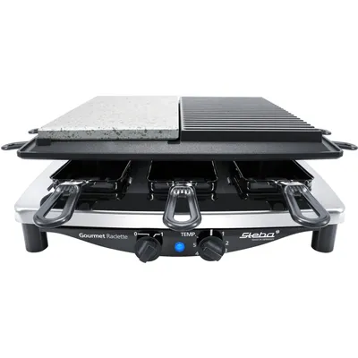 Productafbeelding van Steba RC 4 plus deluxe, chroomkleurige racletteoven