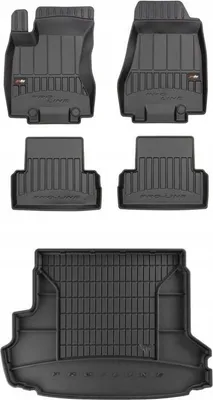 Productafbeelding van Set van 3D rubberen vloermatten voor de Nissan X-Trail (model T31), bouwjaar 2008-2013