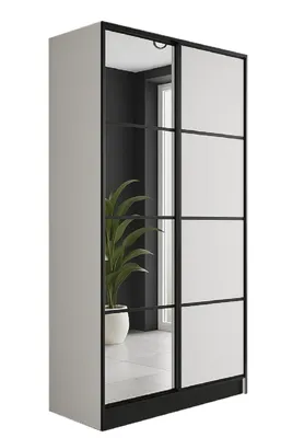 Produktbild von KIER FURNITURE EDEN v2 Kleiderschrank 104,8x205x39cm, 2 Türen, Weiß