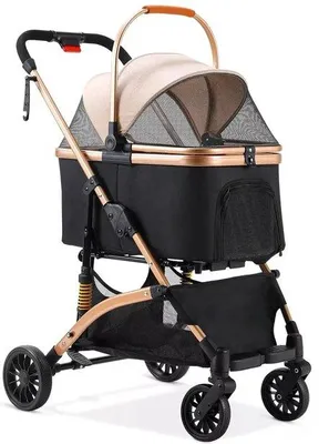 Produktbild von Famanu Hunde-Buggy 2-in-1 - Inklappbar und komfortabel