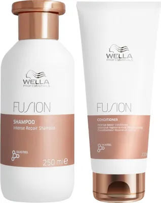 Produktbild von Wella Professionals Fusion Intense Repair Set - Shampoo 250 ml + Conditioner 200 ml - NEU